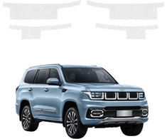 GrizzGlass Bespalvė techninė danga HeavyDuty Clear slenkstėms, skirta BAIC BJ60 (2026) [4w1] (GRZ22267)