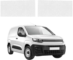 GrizzGlass Bespalvė techninė danga HeavyDuty Clear priekinėms slenkstinėms dalims be įdubimo, skirta Citroen Berlingo VAN (2018-2026) [2w1] (GRZ22405)