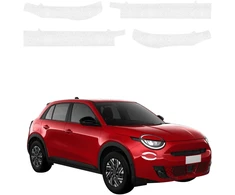 GrizzGlass bespalvė techninė danga HeavyDuty Clear slenksčiams, skirtiems Fiat 600 (2023-2026) [4w1] (GRZ20863)