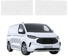 GrizzGlass Bespalvė techninė danga HeavyDuty Clear priekiniams slenksčiams, skirtiems Ford Transit Custom (2022-2026) [2w1] (GRZ22011)