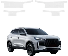GrizzGlass Bespalvė techninė danga HeavyDuty Clear slenksčiams, skirtiems Chery Tiggo 4 (2025-2026) [4w1] (GRZ20591)