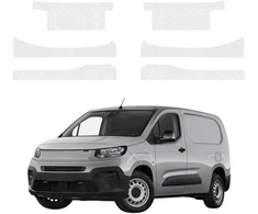 GrizzGlass bespalvė techninė danga HeavyDuty Clear ant slenksčių, skirta Fiat Doblo Cargo (2018-2026) [6w1] (GRZ22566)