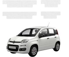 GrizzGlass bespalvė techninė HeavyDuty Clear danga slenksčiams, skirta Fiat Panda (2020-2026) [4in1] (GRZ20672)