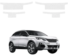 GrizzGlass Bespalvė techninė danga HeavyDuty Clear ant slenksčių, skirta Peugeot 3008 (2016-2024) [4w1] (GRZ20905)