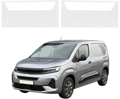 GrizzGlass Bespalvė techninė danga HeavyDuty Clear priekiniams slenksčiams, skirti Opel Combo Cargo (2018-2026) [2in1] (GRZ22388)