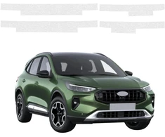 GrizzGlass Bespalvė techninė danga HeavyDuty Clear ant slenksčių, skirtų Ford Kuga Titanium Facelift (2024-2026) [4w1] (GRZ20767)