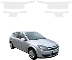 GrizzGlass Bespalvė techninė danga HeavyDuty Clear slenksčiams, skirtiems Opel Astra H Hatchback 5D (2004-2014) [4w1] (GRZ20923)