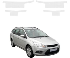 GrizzGlass Bespalvė techninė danga HeavyDuty Clear ant slenksčių, skirtų Ford Focus Mk2 Kombi Facelifting (2007-2011) [4w1] (GRZ20811)