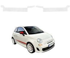 GrizzGlass Bespalvė techninė danga HeavyDuty Clear ant slenksčių, skirta Abarth 500 (2016-2023) [2w1] (GRZ20879)