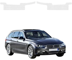 GrizzGlass Bespalvė techninė danga HeavyDuty Clear ant slenksčių skirti BMW 3 F31 Kombi Pre-LCI (2011-2015) [2w1] (GRZ20506)