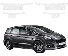 GrizzGlass bespalvė techninė danga HeavyDuty Clear slenkščiams, skirtiems Ford S-Max MK2 (2015-2019) [4 vnt. 1 rinkinyje] (GRZ20845)