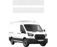 GrizzGlass bespalvė techninė HeavyDuty Clear danga priekinėms slenkstinėms plokštėms, skirtoms Ford Transit (2020-2026) [2w1] (GRZ22109)
