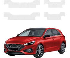 GrizzGlass bespalvė techninė danga HeavyDuty Clear slenksčiams, skirtiems Hyundai i30 Hatchback (2020-2026) [4w1] (GRZ21066)