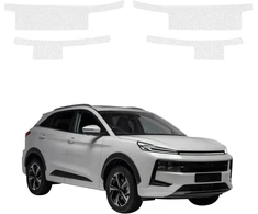 GrizzGlass Bespalvė techninė danga HeavyDuty Clear ant slenksčių, skirta JAC JS6 (2026) [4w1] (GRZ21956)