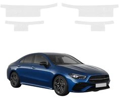 GrizzGlass Bespalvė techninė danga HeavyDuty Clear slenksčiams, skirta Mercedes CLA 200 (2025-2026) [4w1] (GRZ20977)