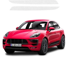 GrizzGlass Bespalvė techninė danga HeavyDuty Clear ant slenksčių, skirtų Porsche Macan GTS (2021-2024) [2w1] (GRZ21021)