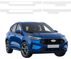 GrizzGlass Bespalvė techninė danga HeavyDuty Clear ant slenksčių, skirtas Ford Kuga ST-Line X Facelift (2024-2026) [4w1] (GRZ20909)