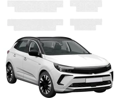 GrizzGlass bespalvė techninė HeavyDuty Clear danga slenksčiams, skirti Opel Grandland (2021-2024) [4w1] (GRZ20803)