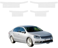 GrizzGlass Bespalvė techninė danga HeavyDuty Clear ant slenksčių, skirta Volkswagen Passat B7 Sedan (2010-2014) [4w1] (GRZ21064)
