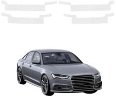 GrizzGlass bespalvė techninė danga HeavyDuty Clear slenksčiams, skirta Audi A6 C7 Sedan (2011-2014) [4w1] (GRZ20706)