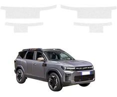 GrizzGlass Bespalvė techninė danga HeavyDuty Clear slenksčiams, skirtiems Dacia Bigster (2025-2026) [4w1] (GRZ20875)