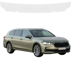 GrizzGlass bespalvė techninė danga HeavyDuty Clear bagažinės slenksčiui, skirta Skoda Superb 4 Combi (2024-2026) (GRZ21030)