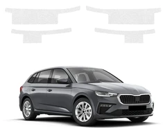 GrizzGlass bespalvė techninė HeavyDuty Clear danga slenksčiams, skirta Skoda Scala (2023-2026) [4w1] (GRZ21177)