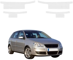GrizzGlass Bespalvė techninė danga HeavyDuty Clear ant slenksčių, skirta Volkswagen Polo Hatchback 5D (2001-2009) [4w1] (GRZ21211)