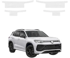 GrizzGlass Bespalvė techninė danga HeavyDuty Clear ant slenksčių, skirta Volkswagen Tiguan (2023-2026) [4w1] (GRZ21570)