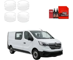 GrizzGlass bespalvė apsauginė plėvelė BodyShield po rankenomis, skirta Renault Traffic 3 Facelift (2020-2026) [4w1] (GRZ22744)
