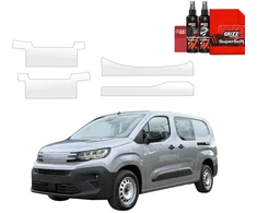GrizzGlass Bespalvė apsauginė plėvelė BodyShield ant slenksčių su įdubimais, skirta Peugeot Partner (2018-2026) [4w1] (GRZ22689)