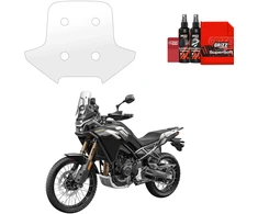 GrizzGlass bespalvė apsauginė plėvelė BodyShield CFMOTO 450MT (2024-2026) vėjo deflektoriui (GRZ22335)