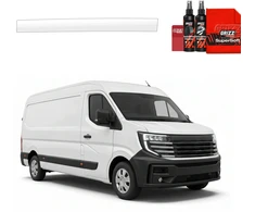 GrizzGlass bespalvė apsauginė plėvelė BodyShield dešiniesiems krovinio skyriaus durų slenksčiams, skirta Nissan Interstar 3 (2024-2026) (GRZ22776)