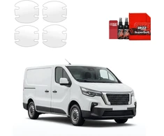 GrizzGlass Bespalvė apsauginė plėvelė BodyShield po rankenomis, skirta Nissan Primastar 2 Facelift (2021-2026) [4w1] (GRZ22738)
