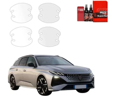 GrizzGlass Bespalvė apsauginė plėvelė BodyShield po rankenomis, skirta Peugeot 308 SW (2026) [4w1] (GRZ19937)