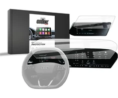 GrizzGlass CarDisplay apsaugos keraminė plėvelė, skirta Audi Q5 14,5" (2025) [2in1]