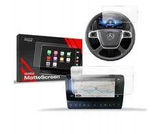 „GrizzGlass“ GPS navigacinės kortelės ekrano apsaugos matinė plėvelė, skirta „Mercedes Actros F 2021-2024“ [2in1]