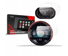 GrizzGlass Matte CarDisplay apsauginė plėvelė, skirta Mini Countryman 2 2021-2023 [2in1]