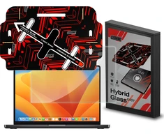GrizzGlass filtras GrizzGlass HybridGlass Easy hibridinis stiklas skirtas Apple MacBook Pro 16" 2023