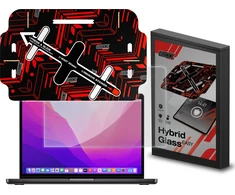 GrizzGlass filtras GrizzGlass HybridGlass Easy hibridinis stiklas skirtas Apple MacBook Pro 13" 2022 m.