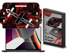 GrizzGlass filtras GrizzGlass HybridGlass Easy hibridinis stiklas skirtas Apple MacBook Pro 14" 2021 m.