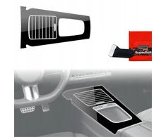 GrizzGlass plėvelė vidaus detalėms GrizzGlass PianoSkin Glossy, skirta Mercedes A klasė W177 (2018-2025) [2 in 1]
