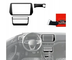 GrizzGlass Plėvelė vidaus dalims GrizzGlass PianoSkin Glossy, skirta Volkswagen T-Cross (2025) [3w1]