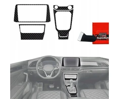 GrizzGlass Plevele vidaus GrizzGlass PianoSkin Matte, skirta Volkswagen T-Roc R-Line (2025) [4w1]