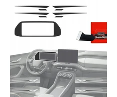 GrizzGlass plėvelė vidui GrizzGlass PianoSkin Matte, skirta Skoda Kodiaq 2 (2024-2025) [5w1]