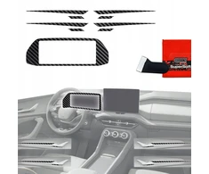GrizzGlass Plėvelė vidaus apdailai GrizzGlass PianoSkin Glossy, skirta Skoda Kodiaq 2 (2024-2025) [5w1]