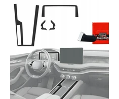 GrizzGlass Plėvelė vidaus apdailai GrizzGlass PianoSkin Matte skirtas Skoda Superb 4 (2024-2025) [4w1]