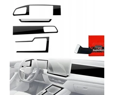 GrizzGlass Plėvelė vidui GrizzGlass PianoSkin Glossy, skirta Volkswagen Passat B9 12,9'' (2024-2025) [4w1]