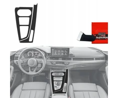 GrizzGlass Plėvelė vidaus apdailai GrizzGlass PianoSkin Matte, skirta Audi A4 B9 (2014-2018)
