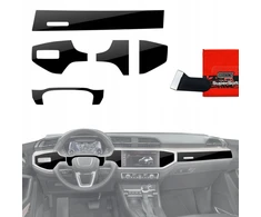 GrizzGlass Plėvelė vidaus apdailai PianoSkin Glossy, skirta Audi Q3 (2018-2025) [6w1]